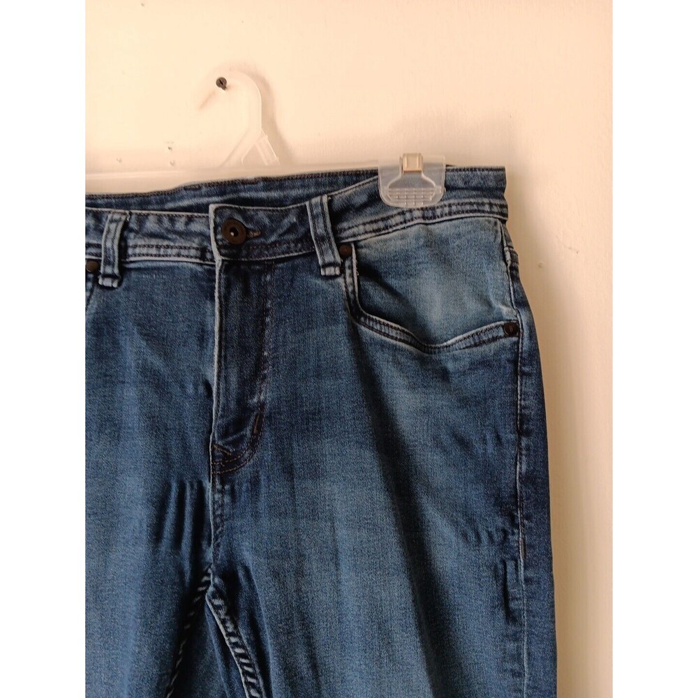 The Perfect Jean NYC Skinny Fit Jeans Stretch Denim Mens 31x30 Blue Pants Cotton - Picture 2 of 16